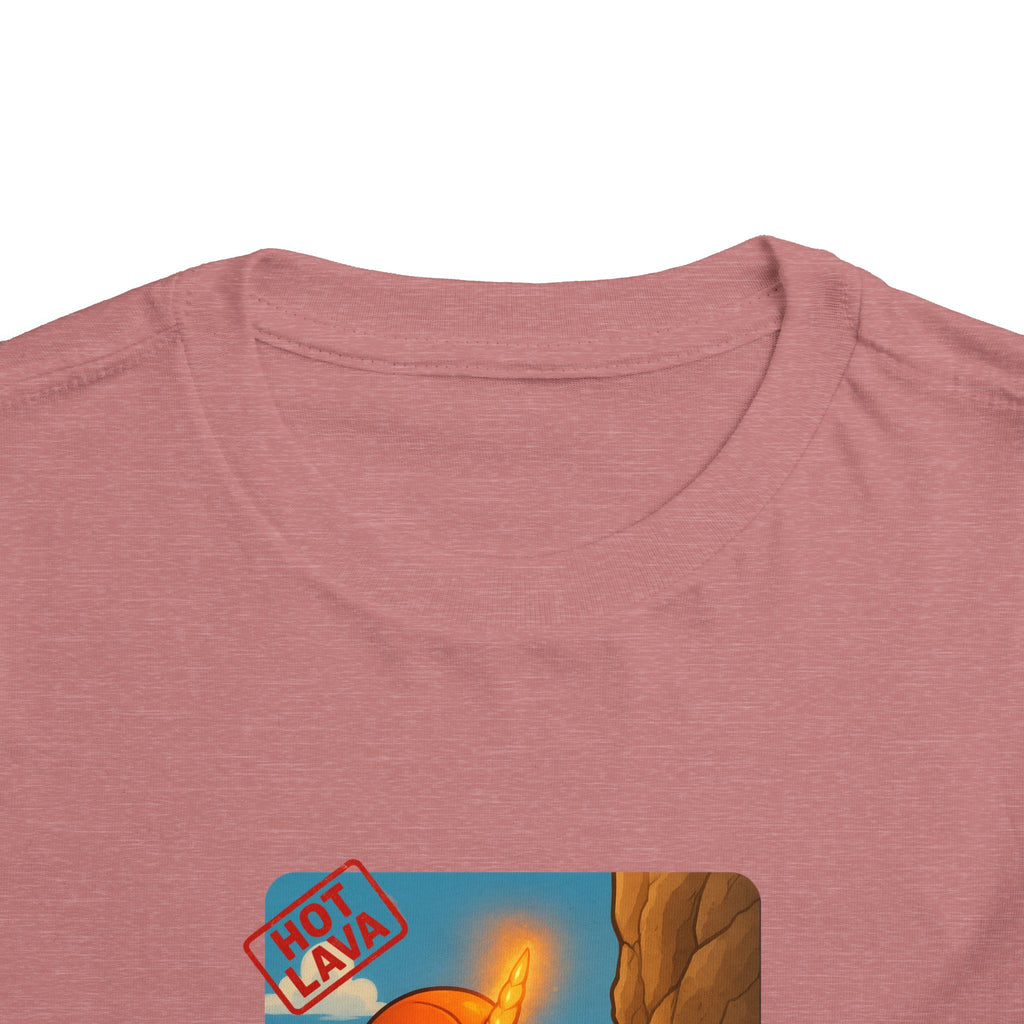 Hot Lava the Unicorn Rock Climbing Toddler Short Sleeve Tee